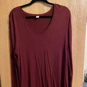 Old Navy luxe long sleeve tee